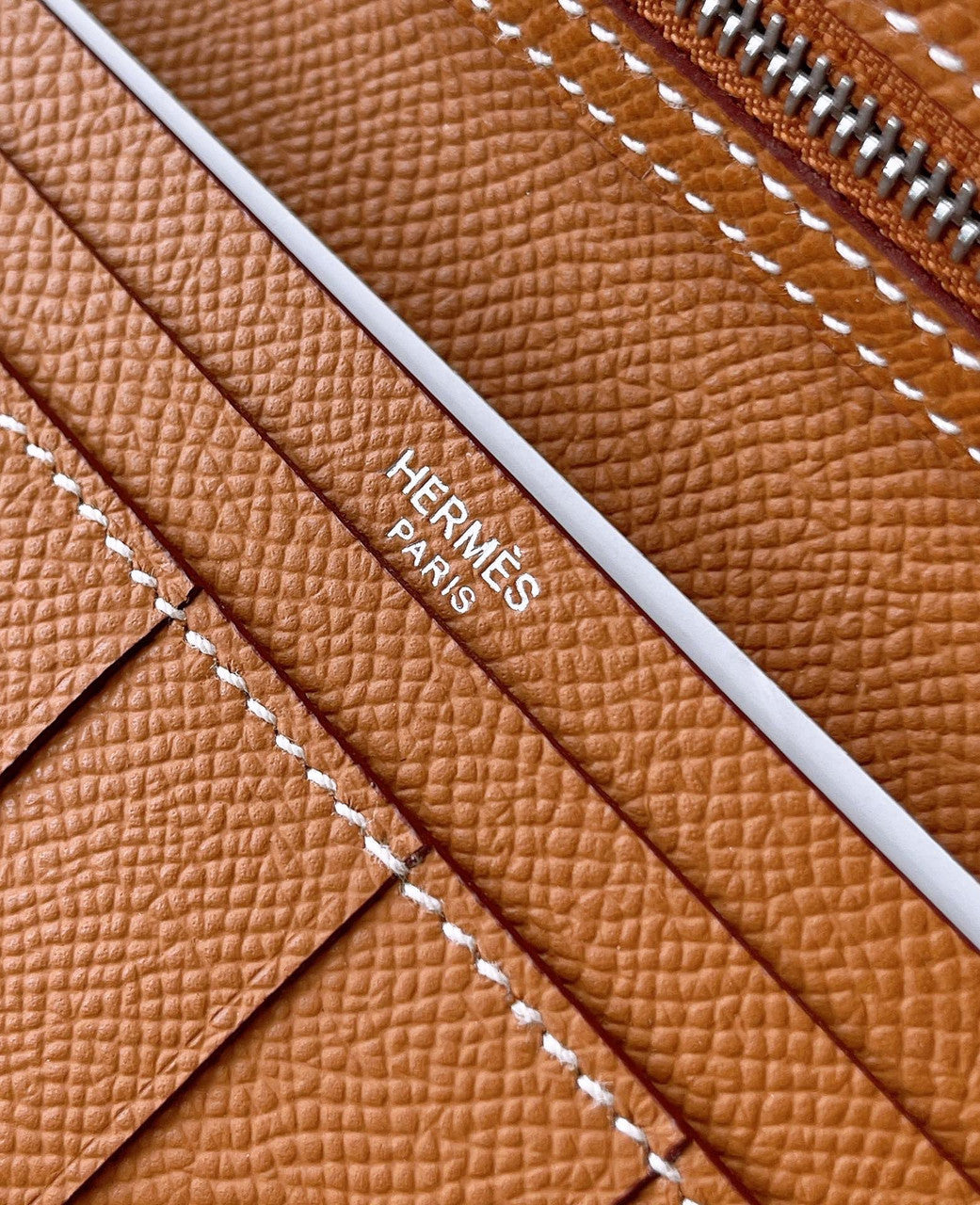 Hermes Bearn wallet  Gold Epsom