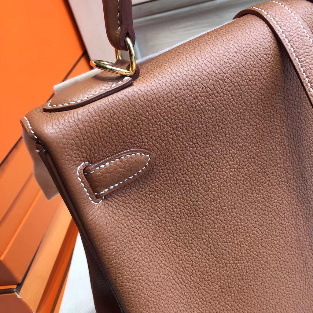 Hermes Gold Kelly 28 cm Togo Gold Hardware