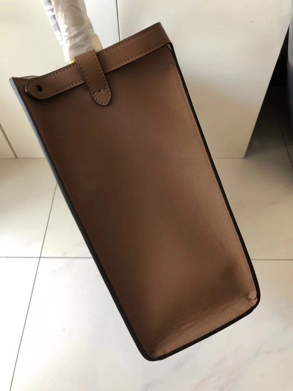Fendi PEEKABOO X-LITE REGULAR Brown leather bag