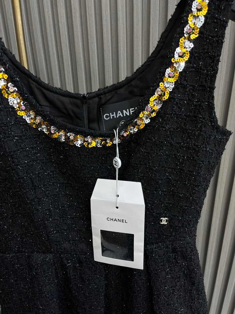 Chanel Spring-Summer 2023 Embroidered Glittered Tweed