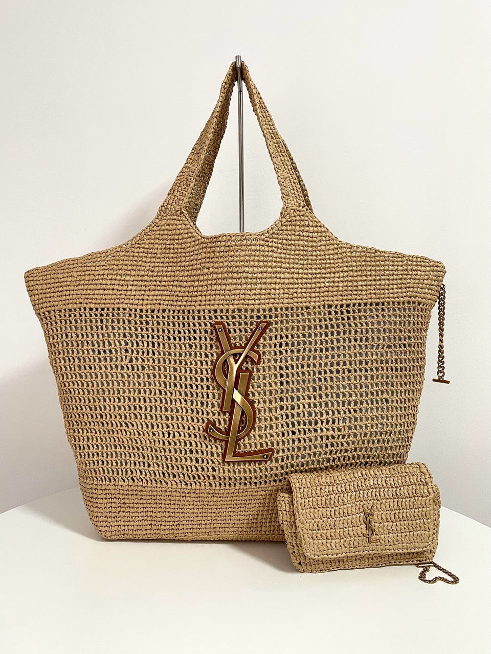 Saint Laurent ICARE IN RAFFIA