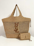 Saint Laurent ICARE IN RAFFIA
