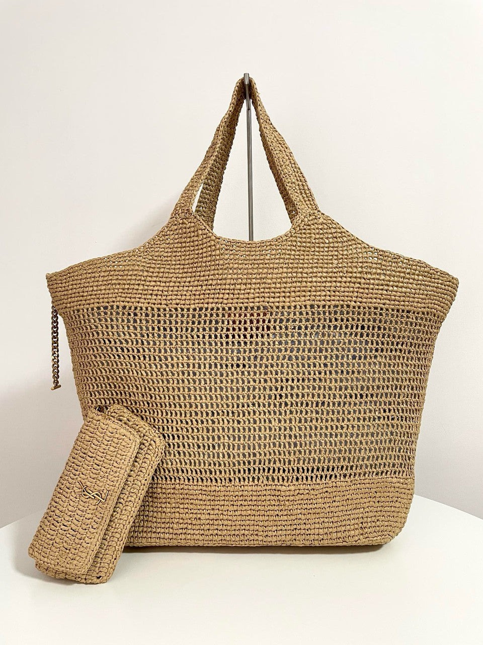 Saint Laurent ICARE IN RAFFIA