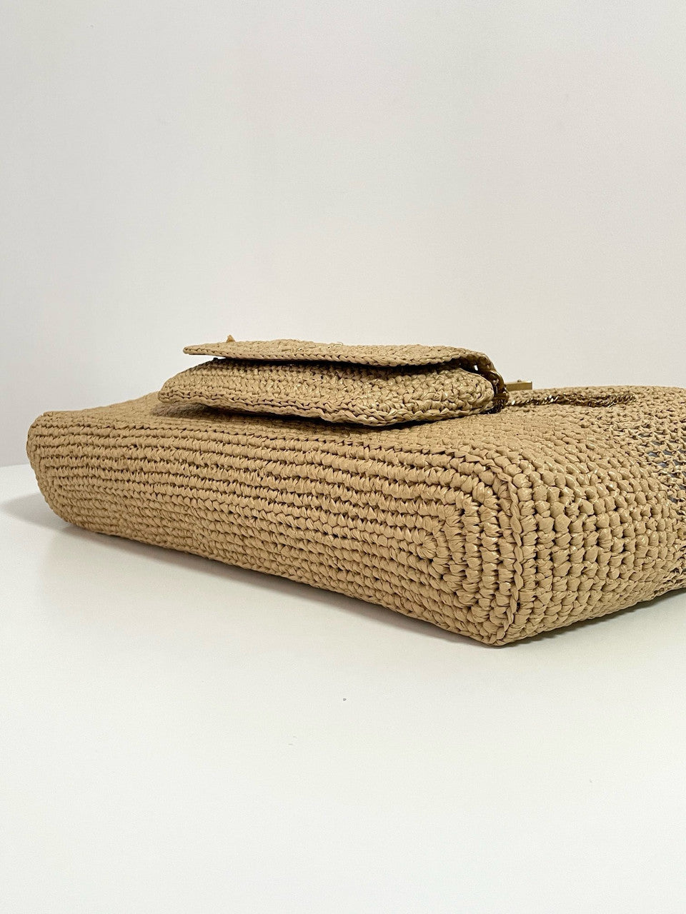 Saint Laurent ICARE IN RAFFIA
