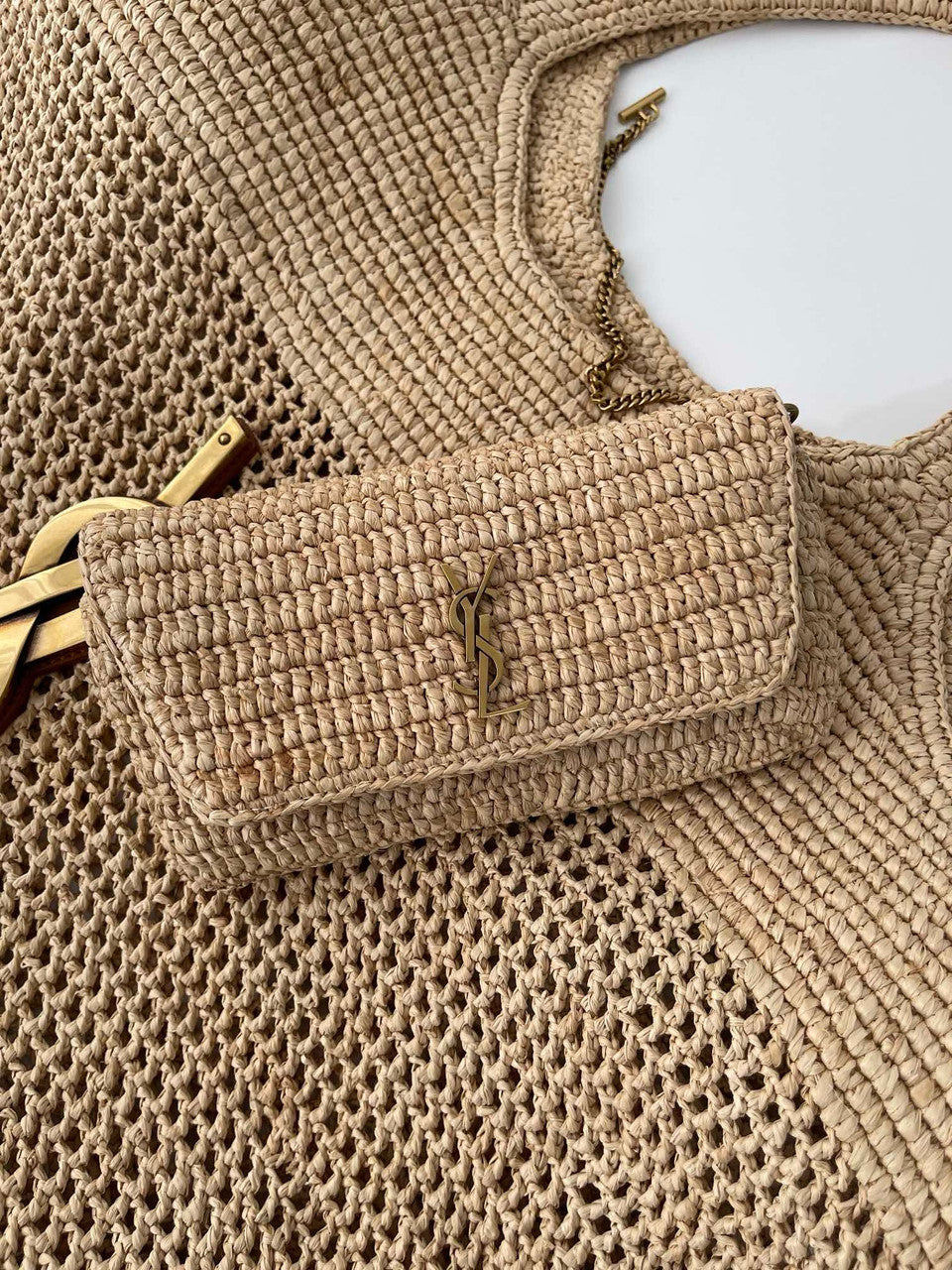 Saint Laurent ICARE IN RAFFIA