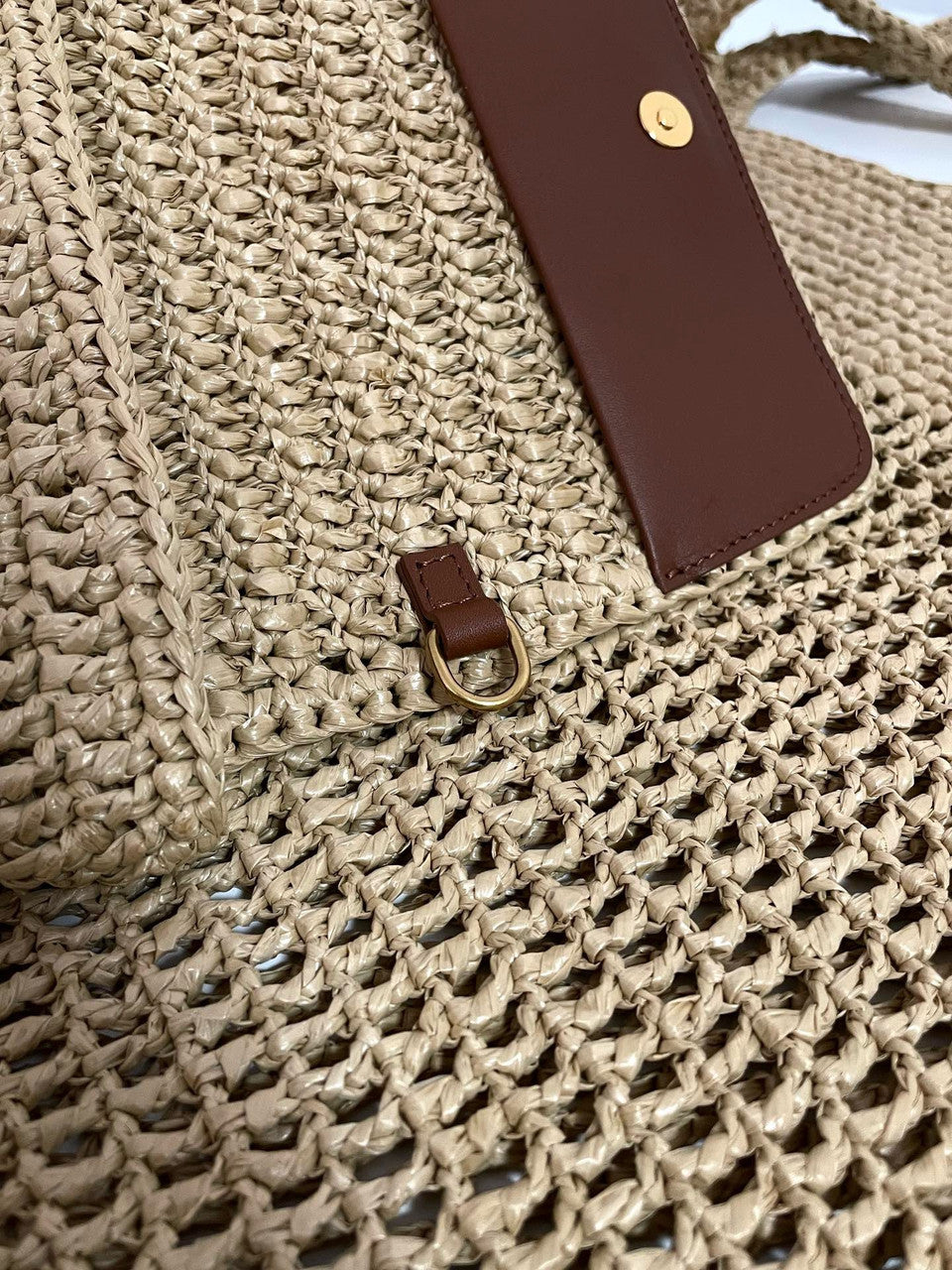 Saint Laurent ICARE IN RAFFIA