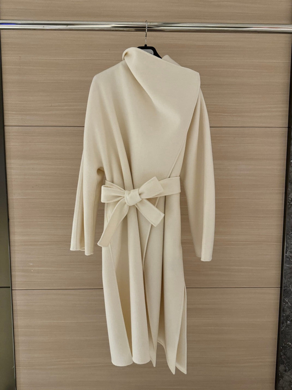 Colombo WHITE DOUBLE CASHMERE COAT