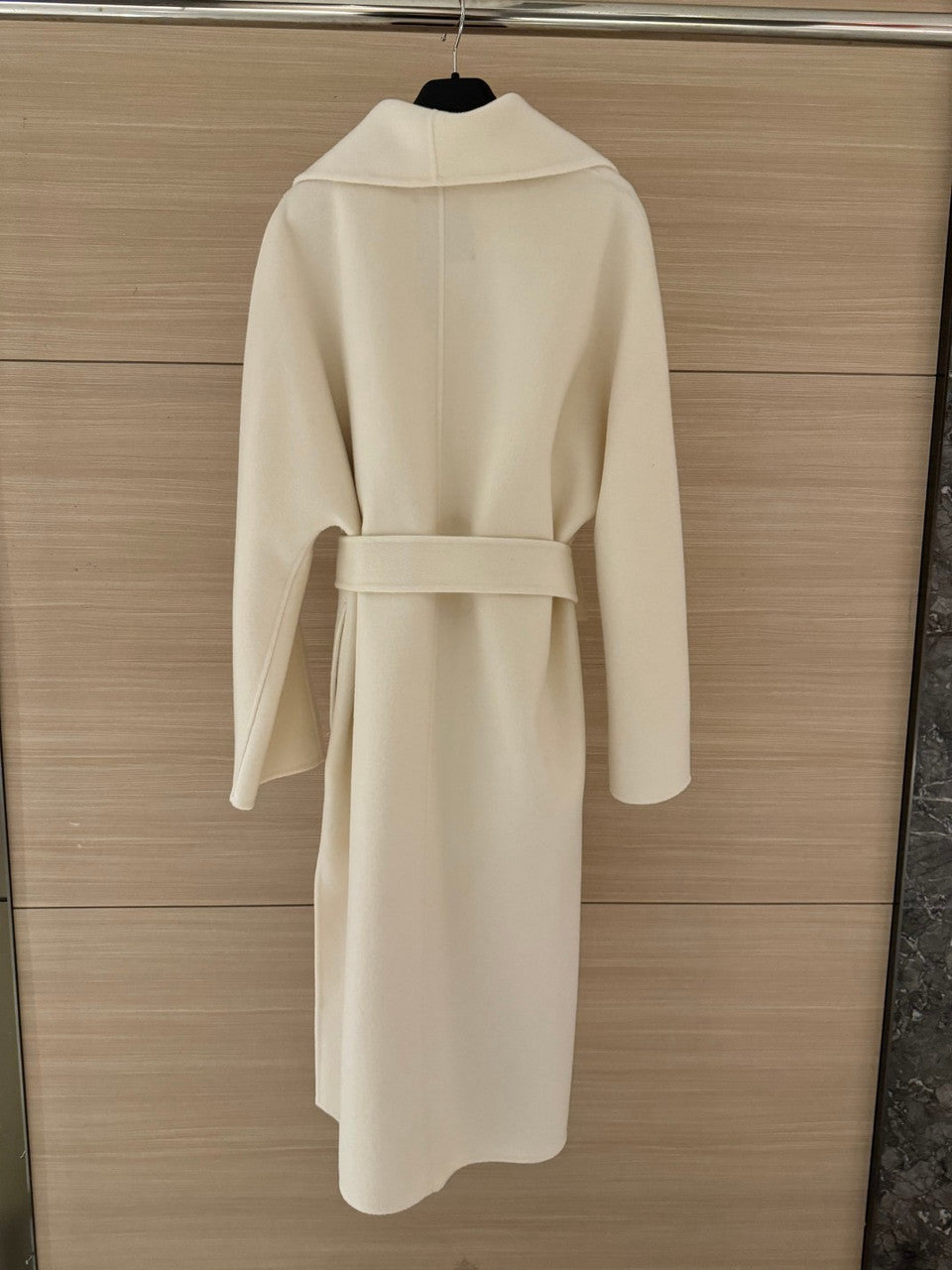 Colombo WHITE DOUBLE CASHMERE COAT