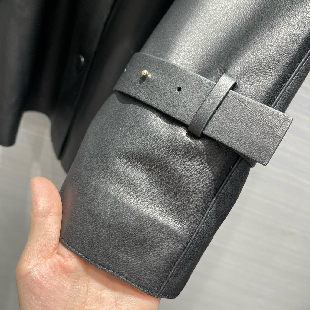 Fendi Blouson Black leather jacket