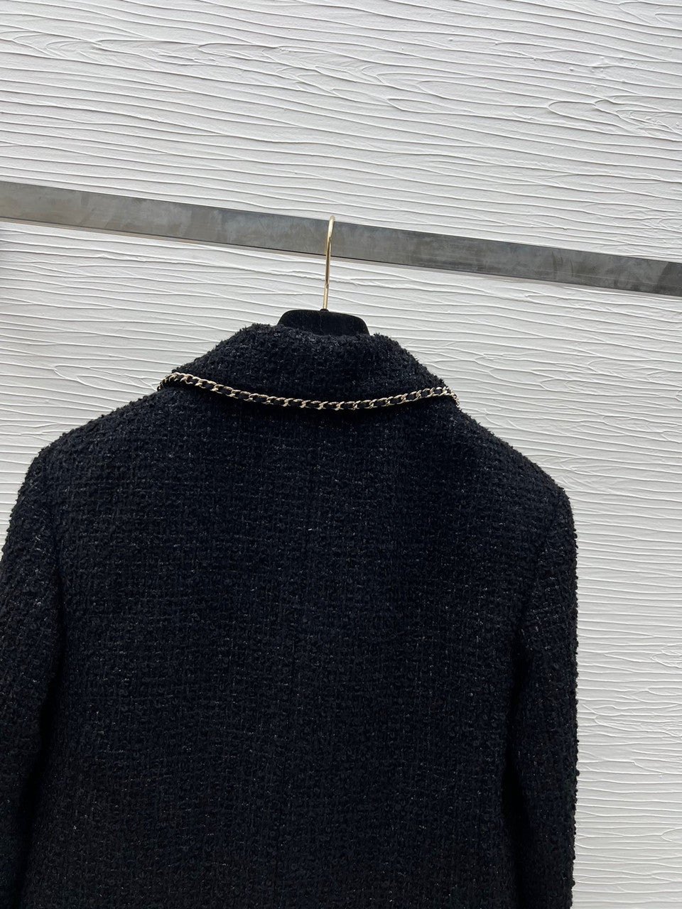 Chanel  Iridescent Tweed Black jacket fw2023