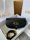 Christian Dior DIOR BOBBY EAST-WEST BAG Black Box Calfskin