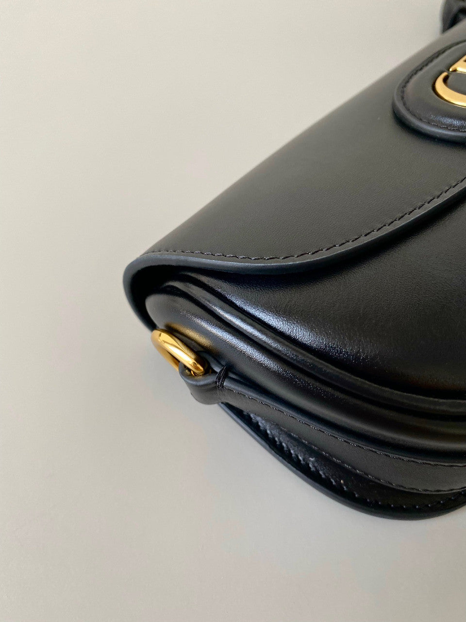 Christian Dior DIOR BOBBY EAST-WEST BAG Black Box Calfskin