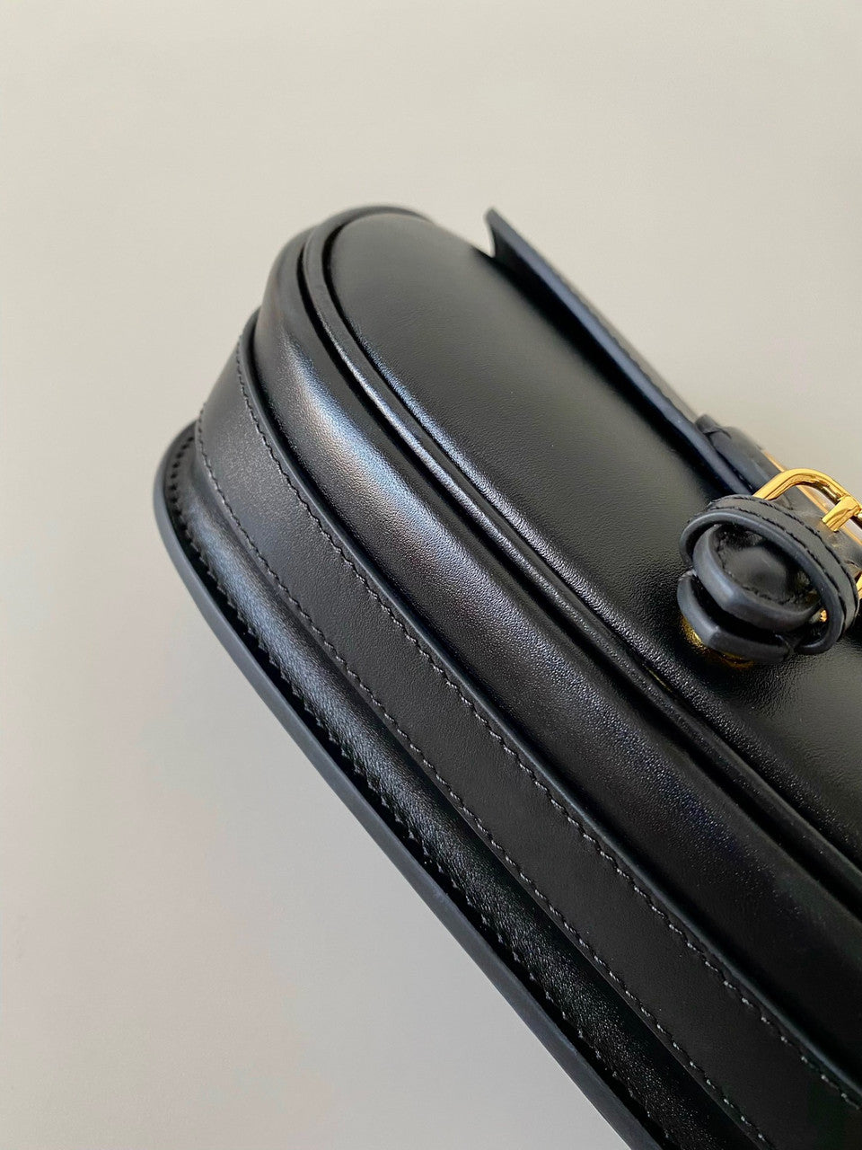 Christian Dior DIOR BOBBY EAST-WEST BAG Black Box Calfskin