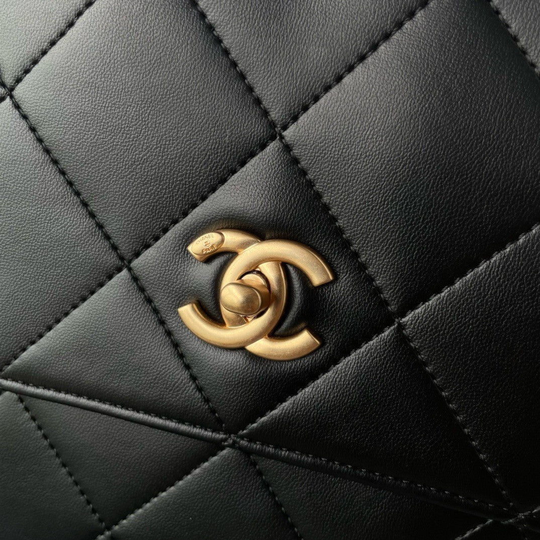Chanel SS2024 LARGE HOBO BAG BLACK