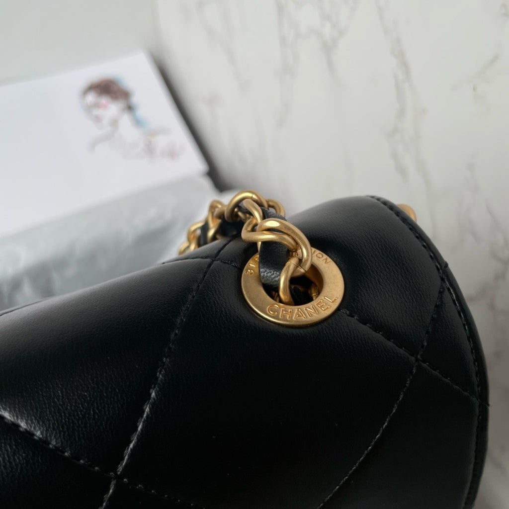 Chanel SS2024 LARGE HOBO BAG BLACK