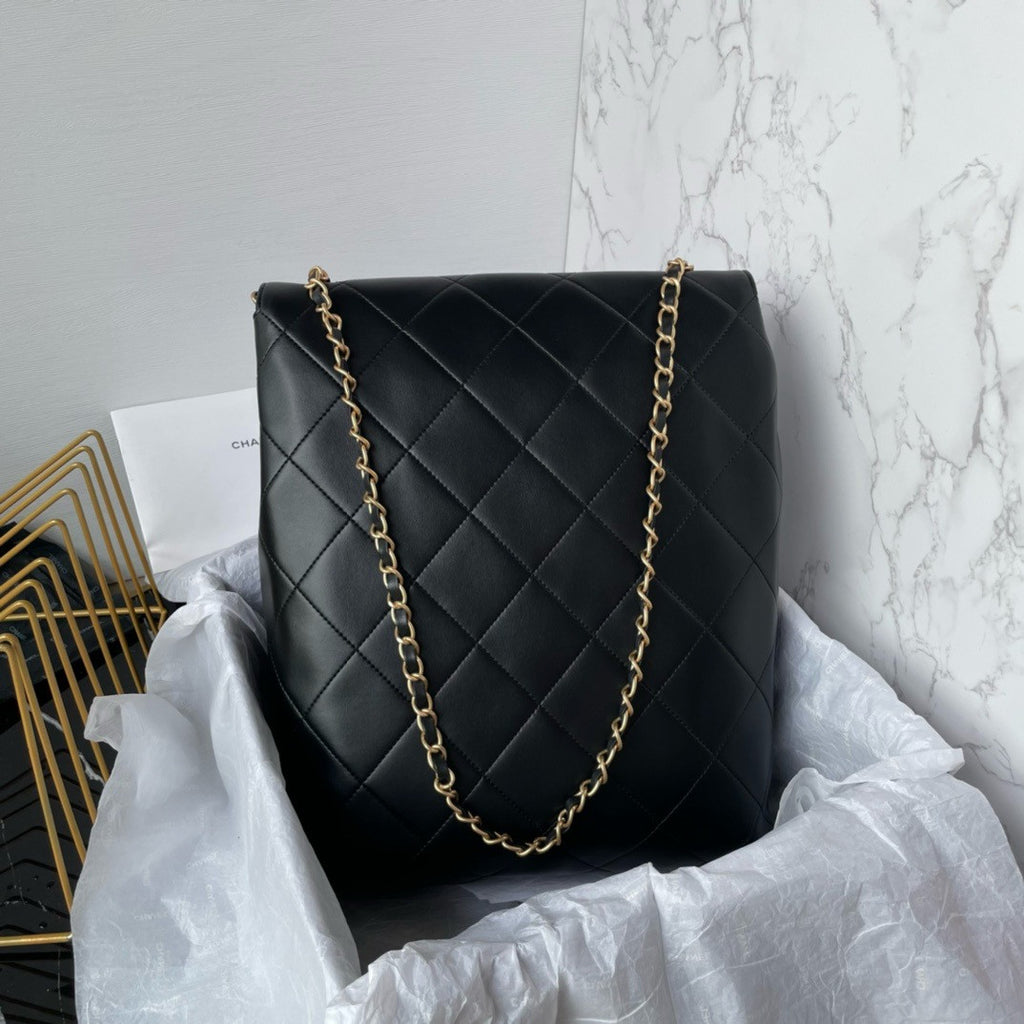 Chanel SS2024 LARGE HOBO BAG BLACK