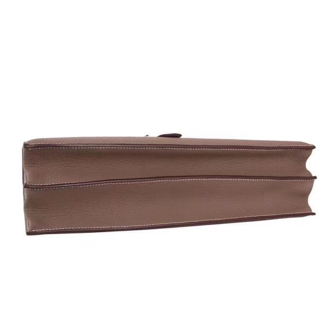 HERMÈS Gris Tourterelle KELLY DEPECHE 38 BRIEFCASE