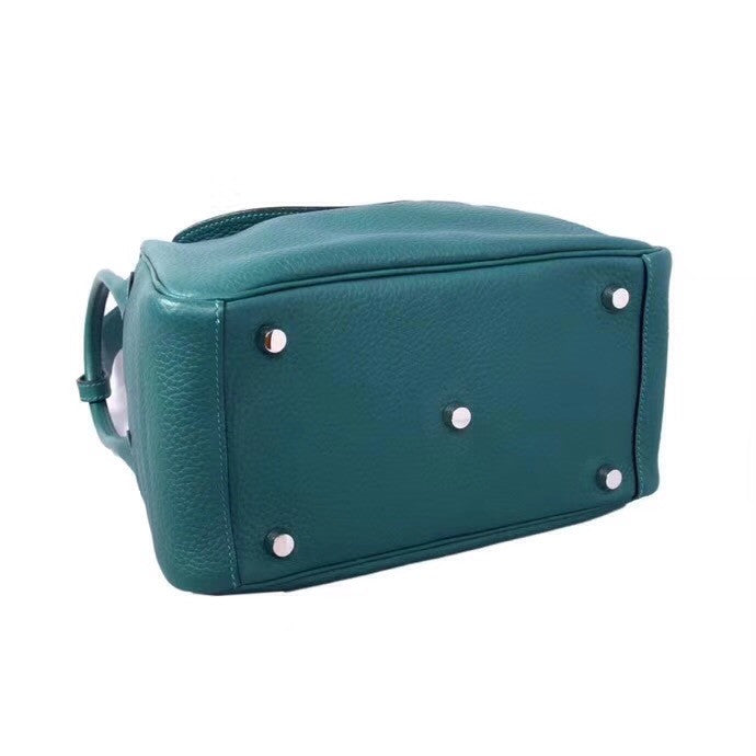 Hermes 7F Blue Paon Lindy 30 Togo Palladium Hardware