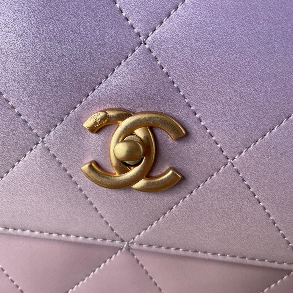 Chanel SS2024 LARGE HOBO BAG PURPLE
