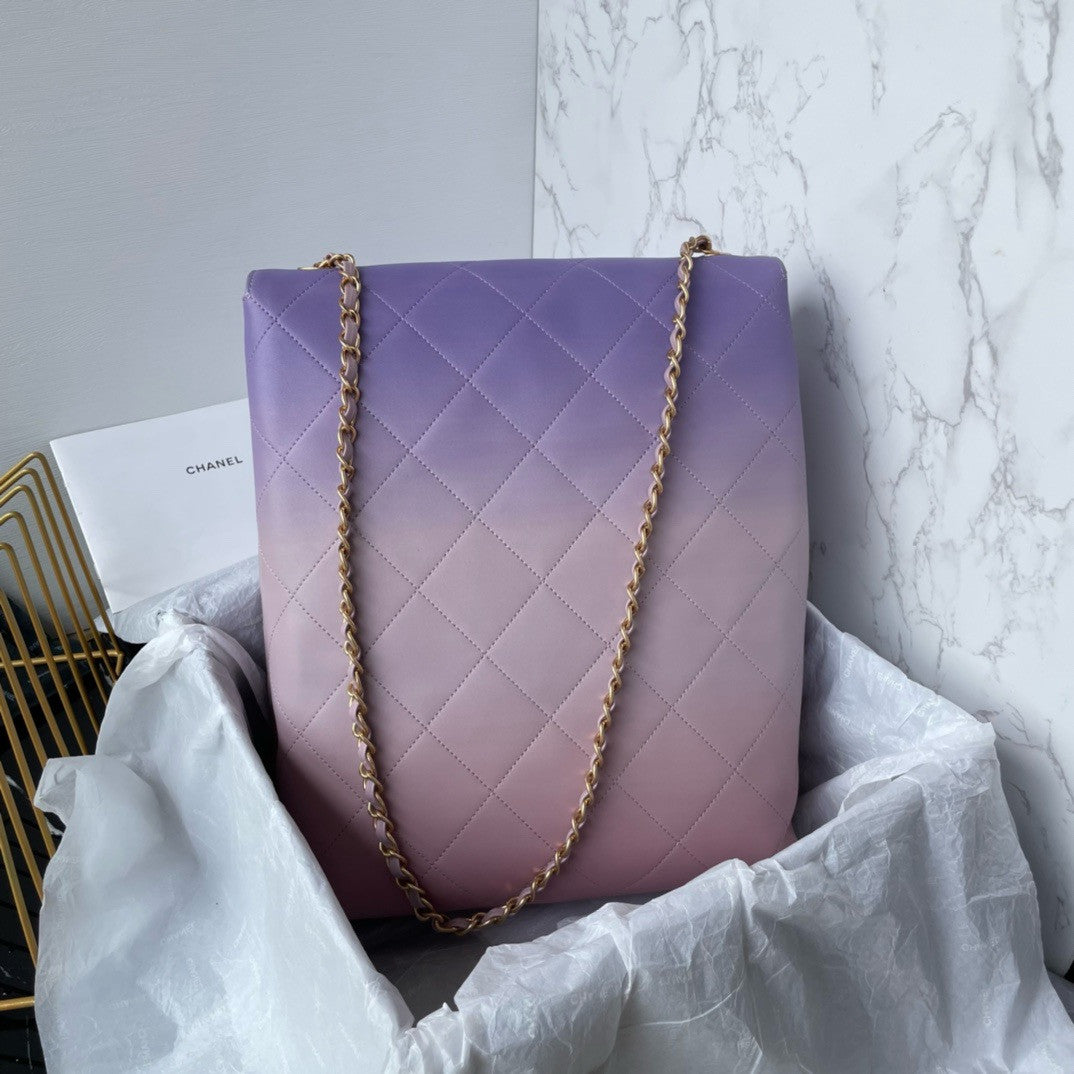 Chanel SS2024 LARGE HOBO BAG PURPLE