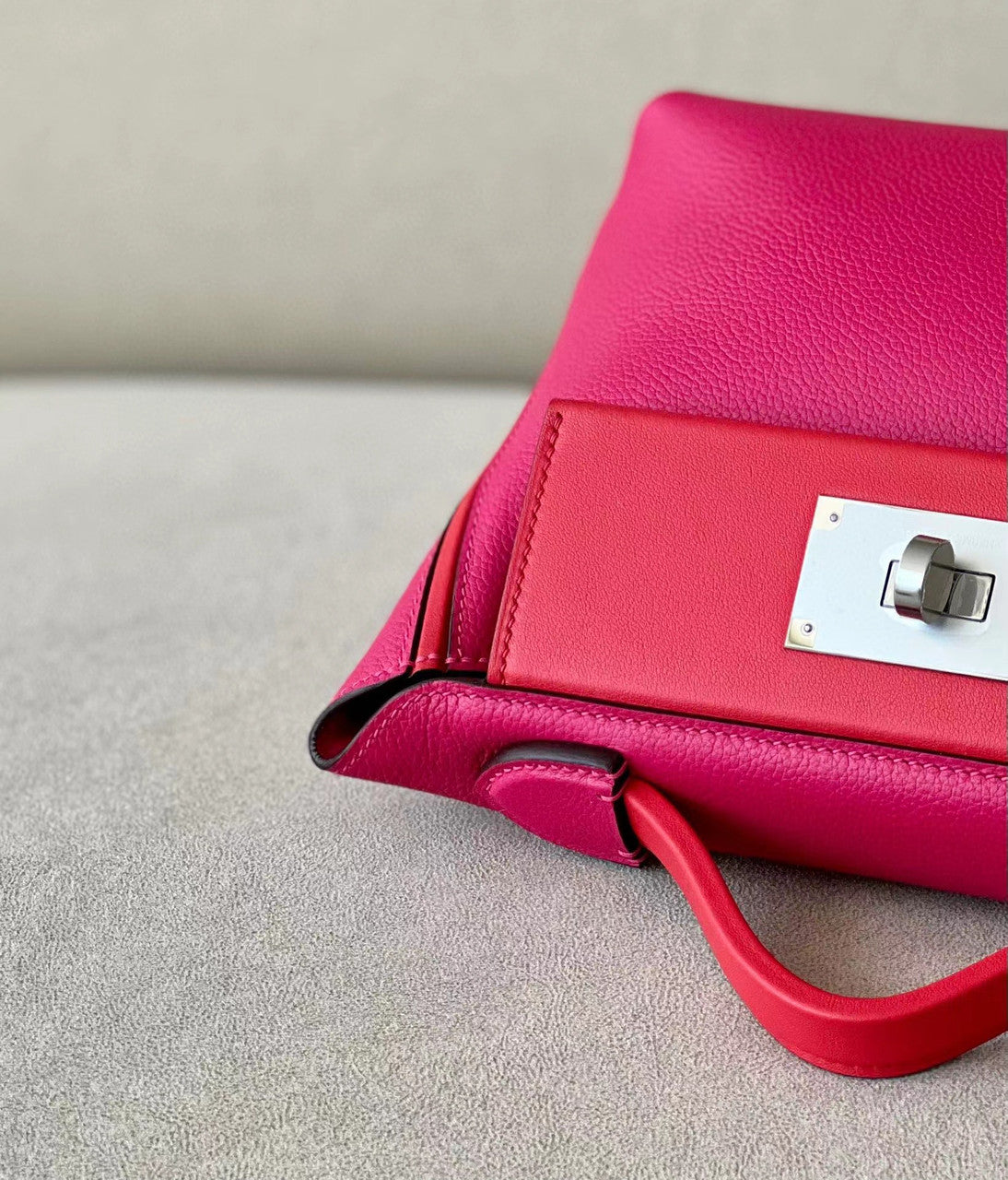 Hermès Mini 24/24 – 21 Bag Rose Mexico/S3 Rose de Coeur  Evercolor/Swift leather