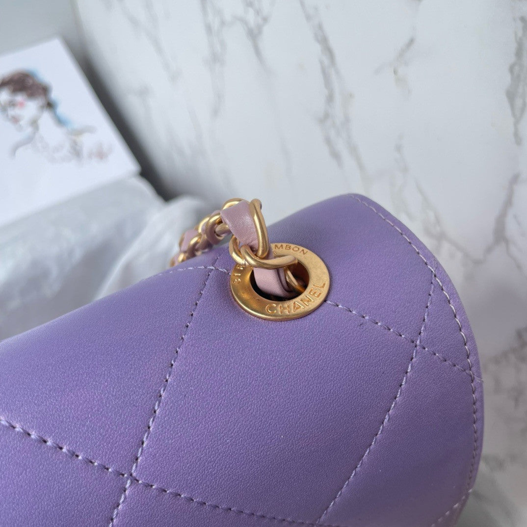 Chanel SS2024 LARGE HOBO BAG PURPLE