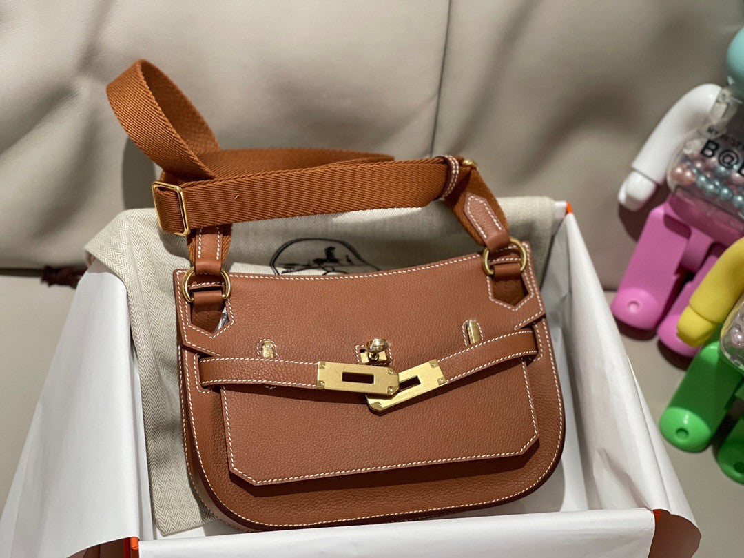 Hermès Jypsiere Mini Gold Evercolor Gold Hardware