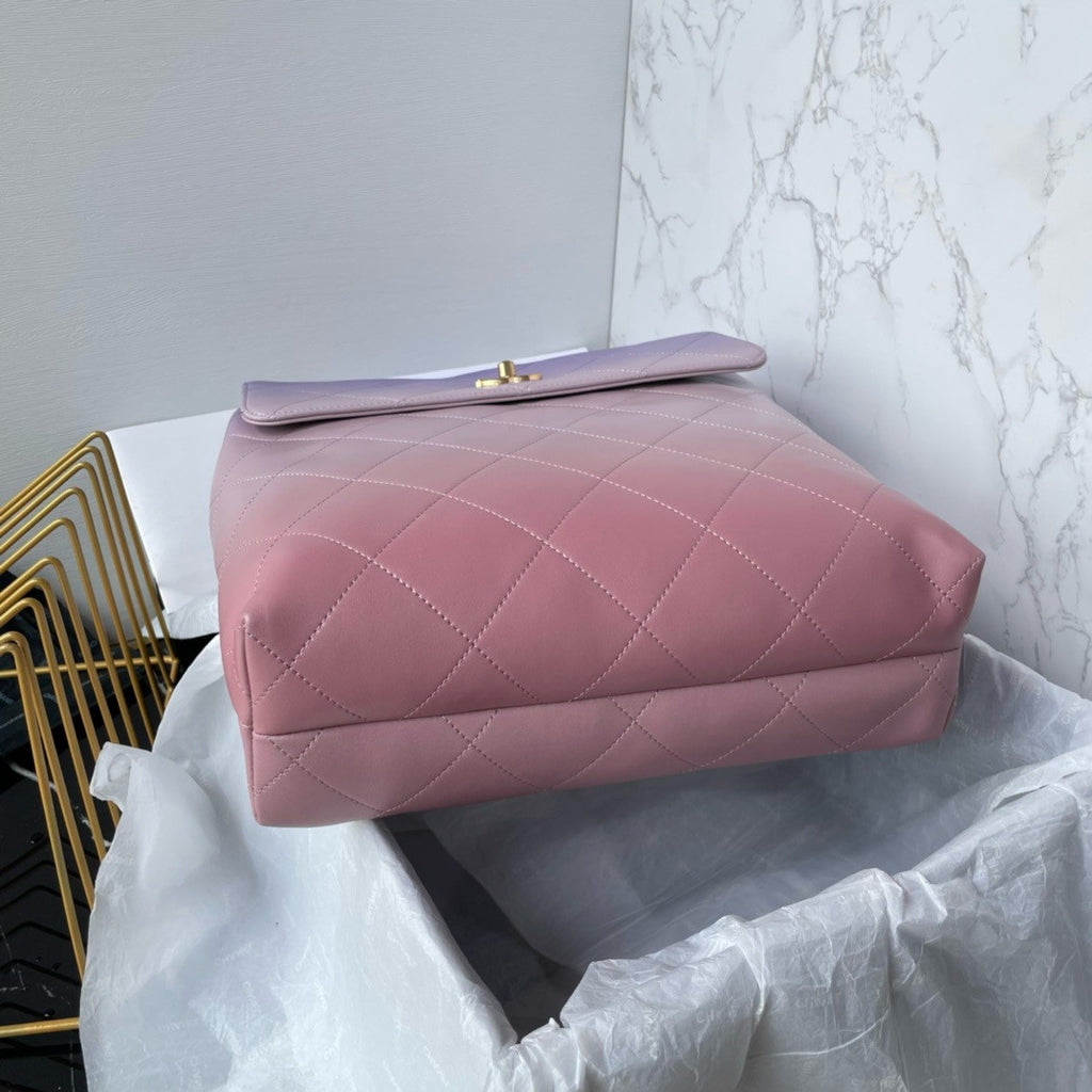 Chanel SS2024 LARGE HOBO BAG PURPLE