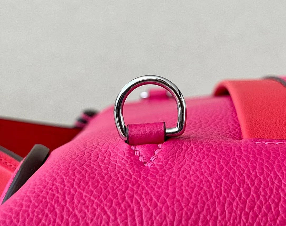 Hermès Mini 24/24 – 21 Bag Rose Mexico/S3 Rose de Coeur  Evercolor/Swift leather