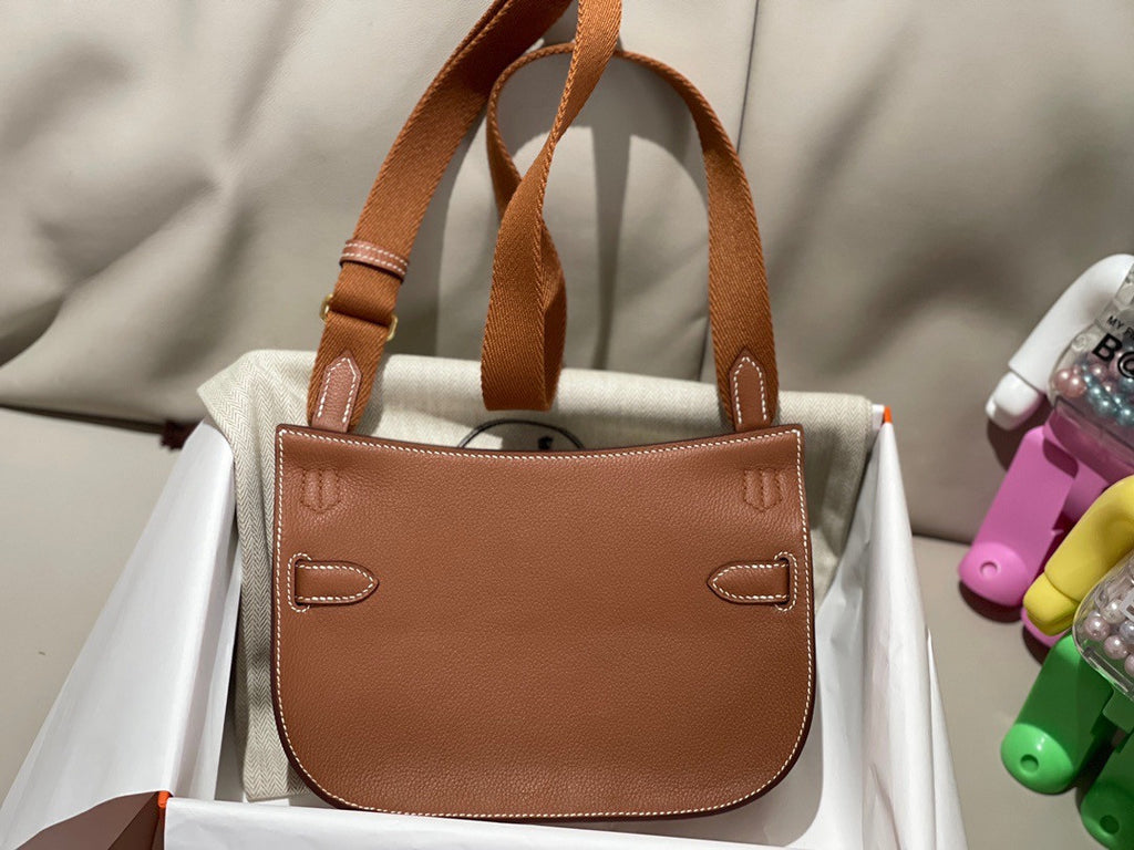 Hermès Jypsiere Mini Gold Evercolor Gold Hardware
