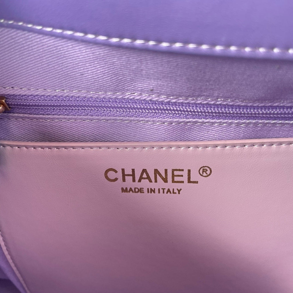 Chanel SS2024 LARGE HOBO BAG PURPLE