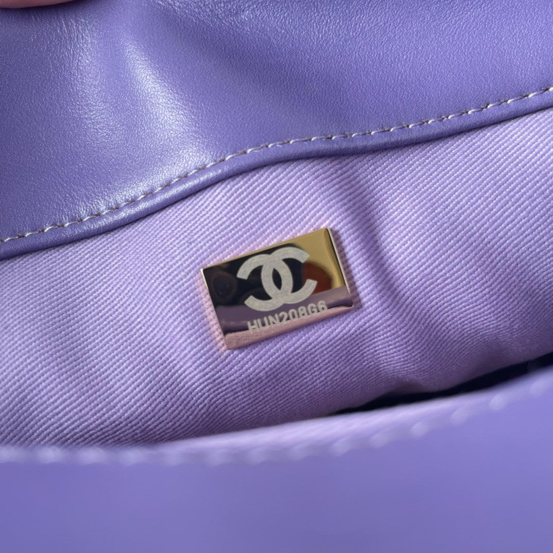 Chanel SS2024 LARGE HOBO BAG PURPLE