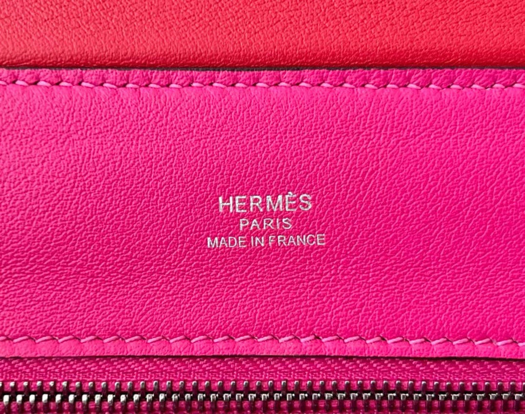 Hermès Mini 24/24 – 21 Bag Rose Mexico/S3 Rose de Coeur  Evercolor/Swift leather