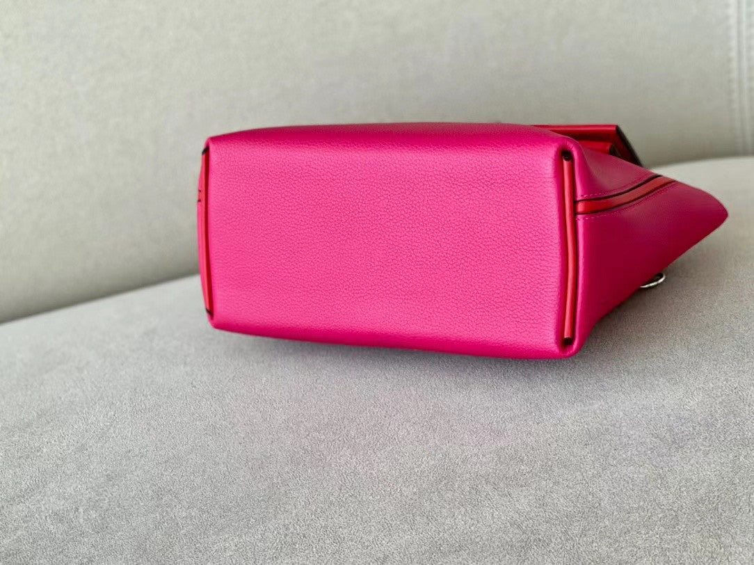 Hermès Mini 24/24 – 21 Bag Rose Mexico/S3 Rose de Coeur  Evercolor/Swift leather