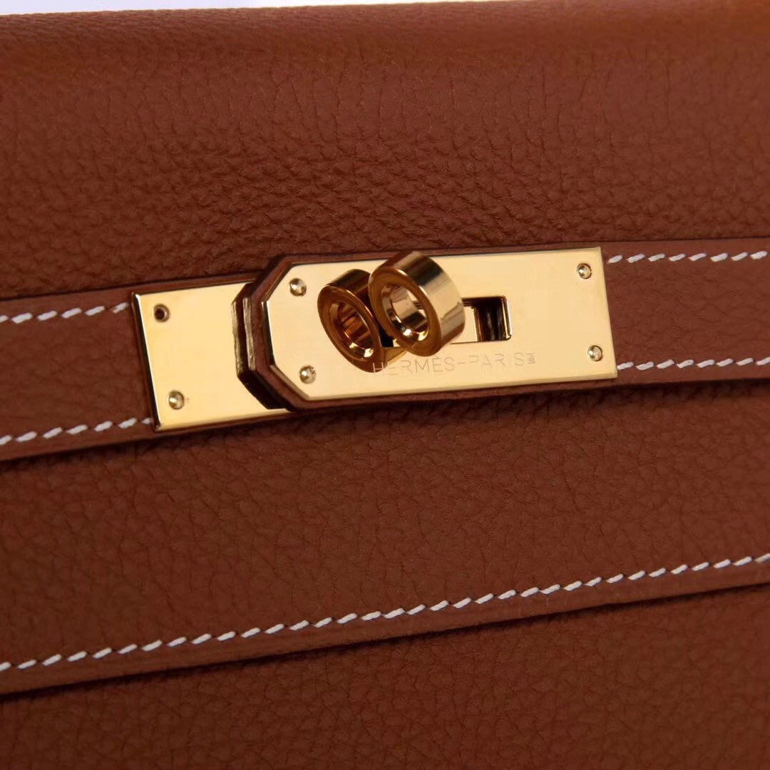 Hermes Gold  Kelly 25 cm Epsom Gold Hardware