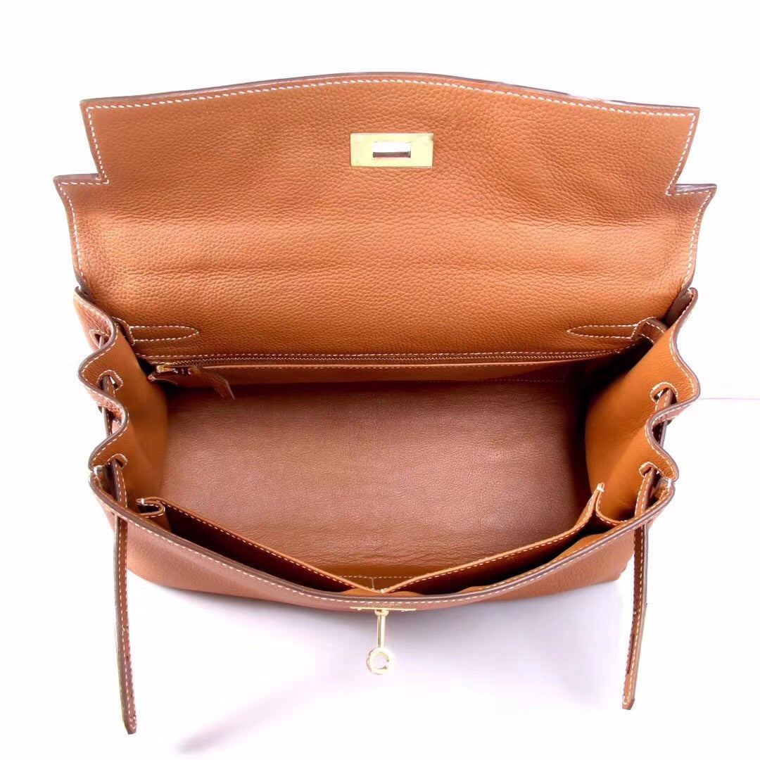 Hermes Gold  Kelly 25 cm Epsom Gold Hardware
