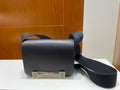 Hermès Geta Black Chevre Palladium Hardware