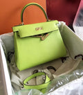 Hermes Vert Anis Green Kelly 28 cm Togo Gold Hardware