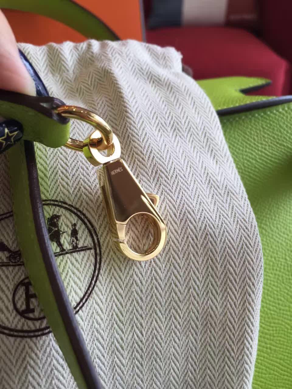 Hermes Vert Anis Green Kelly 28 cm Togo Gold Hardware