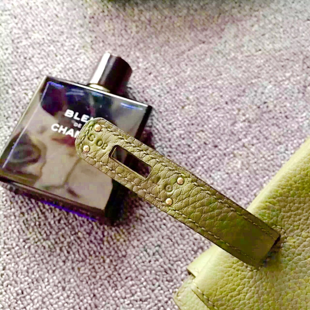 Hermes Vert Anis Green Kelly 28 cm Togo Gold Hardware