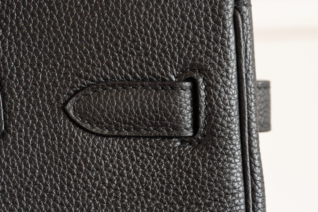 Hermes x Chrome Hearts Limited Edition Black Togo Birkin 30 Palladium Hardware with Chrome Hearts Aged Silver Charms