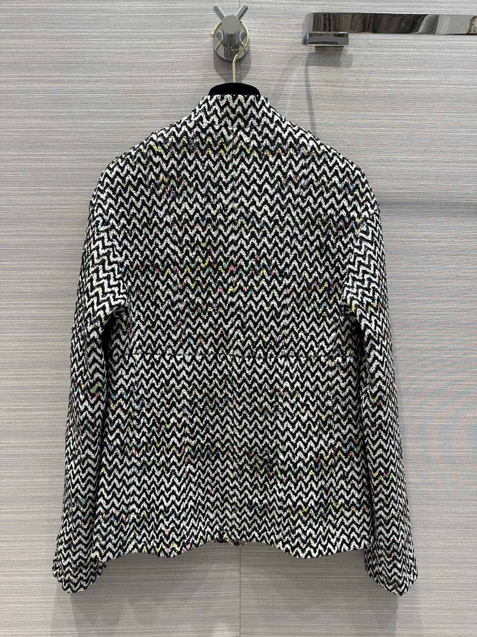 CHANEL haut couture fw2023 Glittered Cotton Tweed JACKET