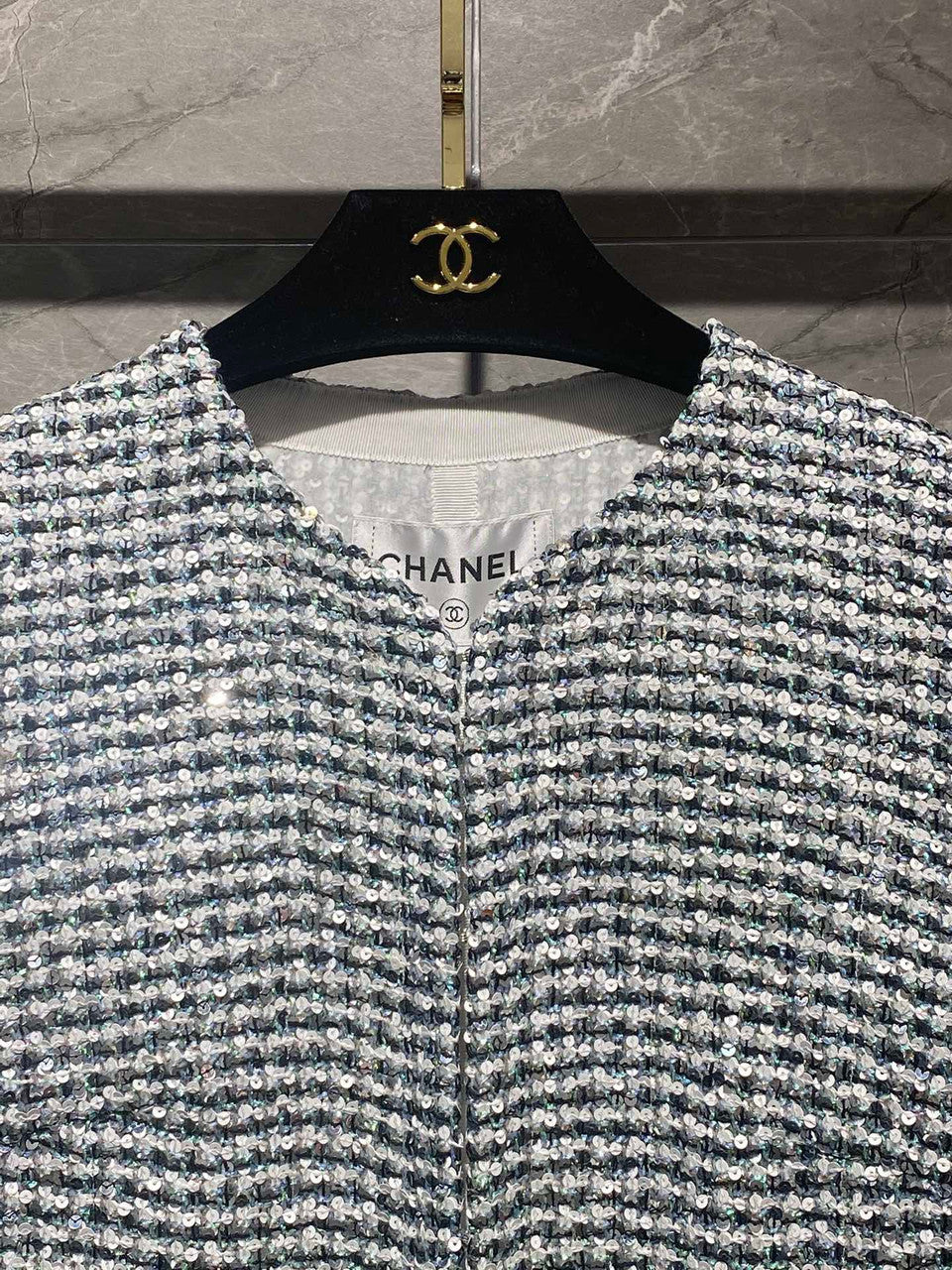 Chanel S/S Pre-Collection Glittered Tweed Jacket
