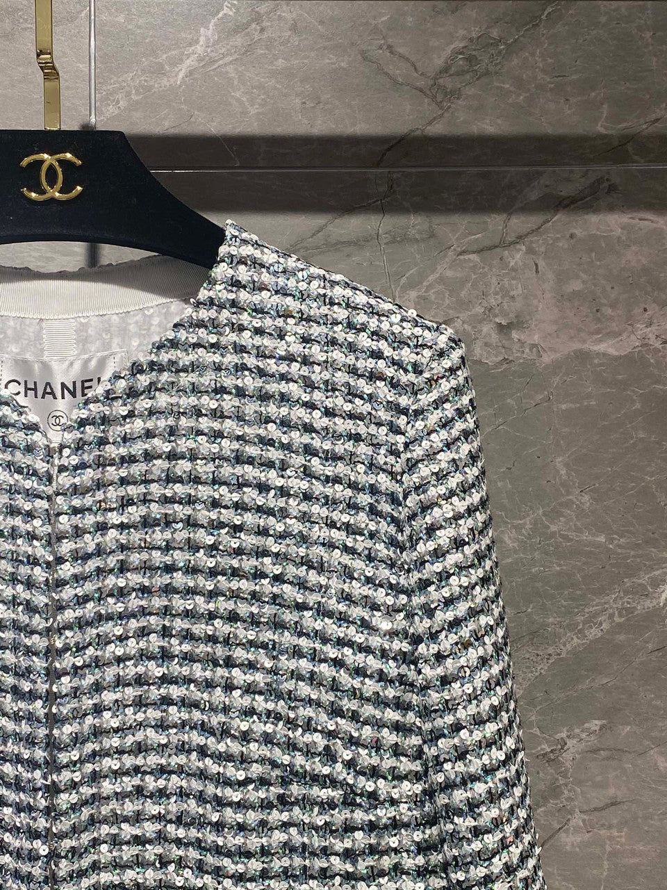 Chanel S/S Pre-Collection Glittered Tweed Jacket