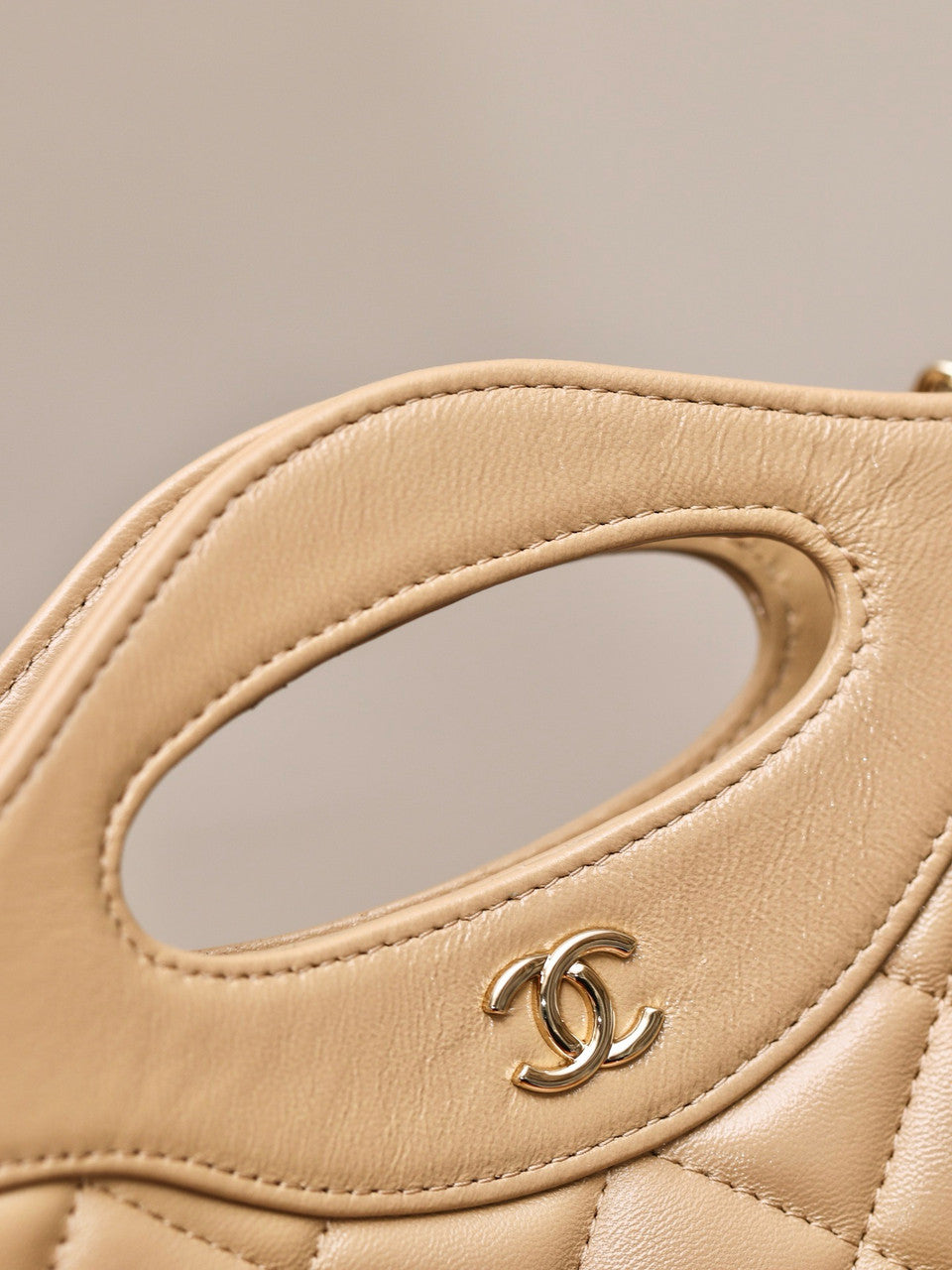 CHANEL 31 MINI SHOPPING BAG BEIGE