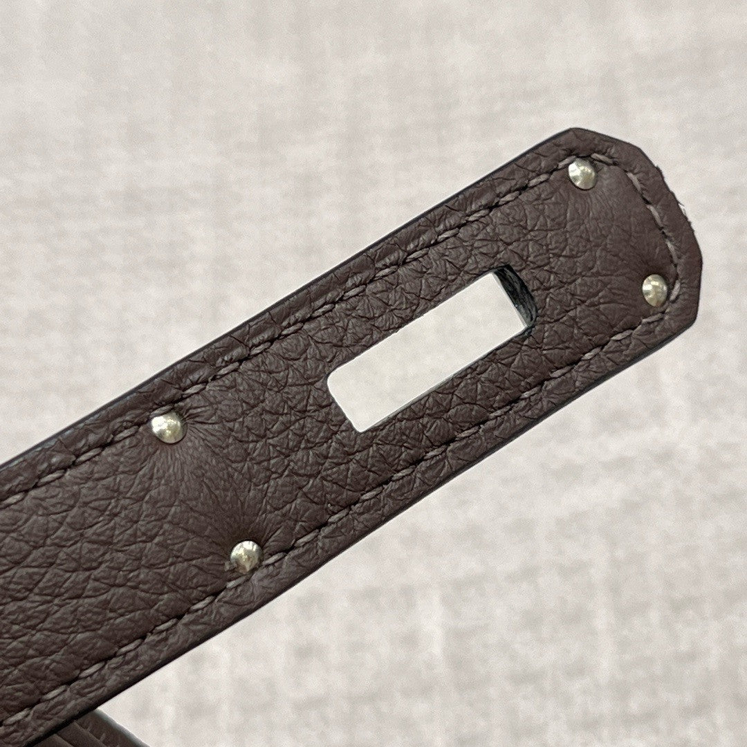 Hermès Ebene Birkin 30 cm Togo Leather Palladium Hardware Hermes
