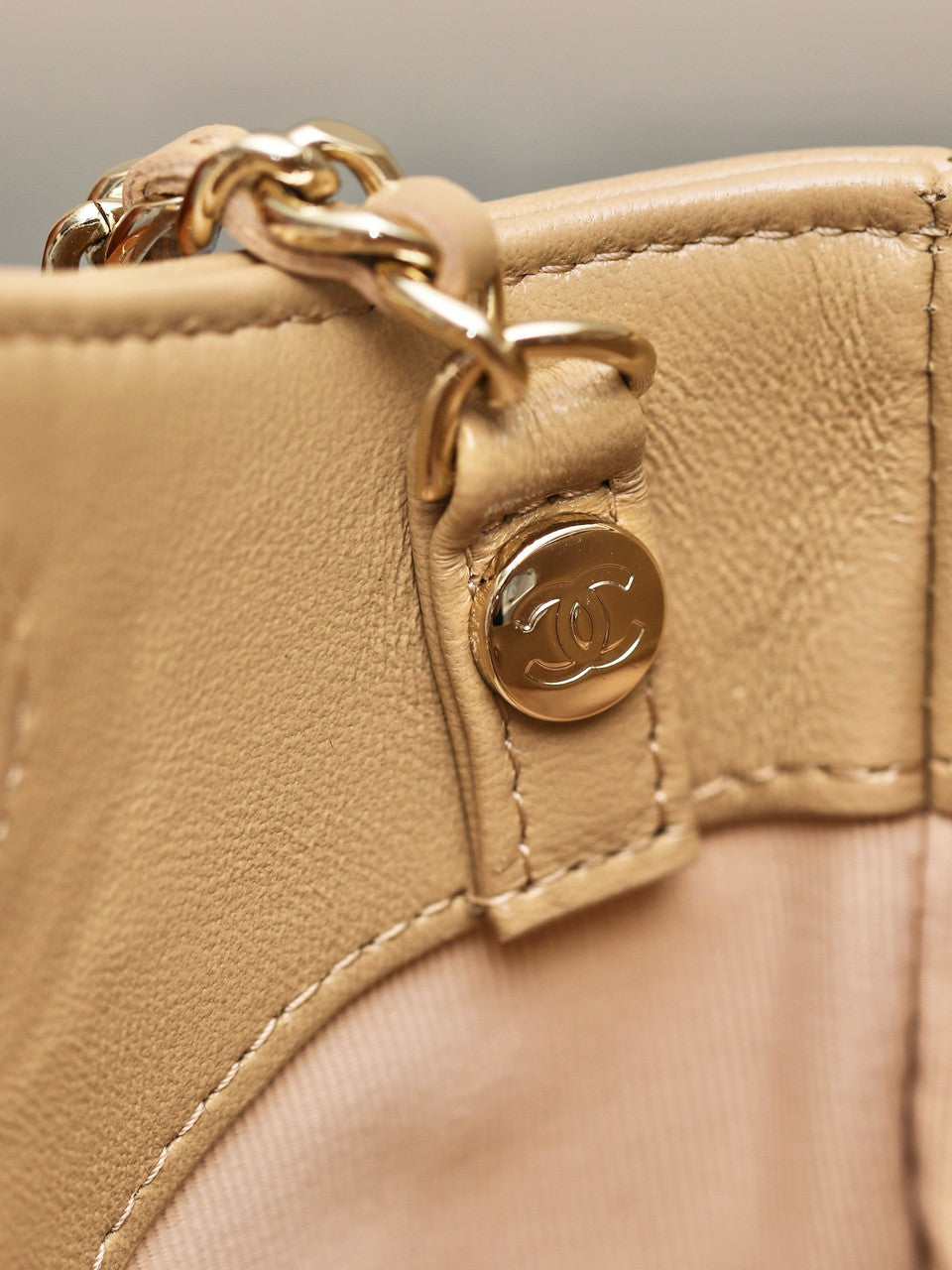 CHANEL 31 MINI SHOPPING BAG BEIGE