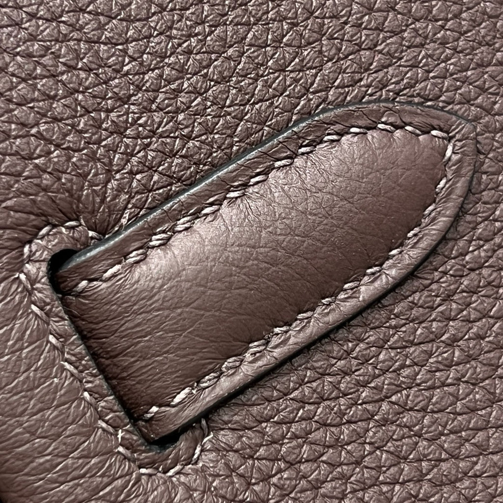 Hermès Ebene Birkin 30 cm Togo Leather Palladium Hardware Hermes