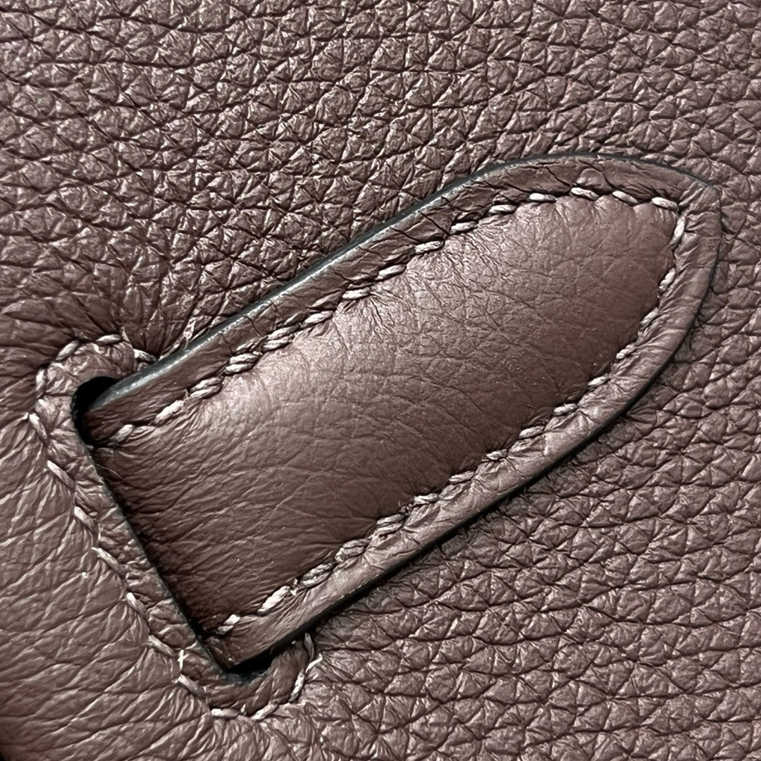 Hermès Ebene Birkin 30 cm Togo Leather Palladium Hardware Hermes