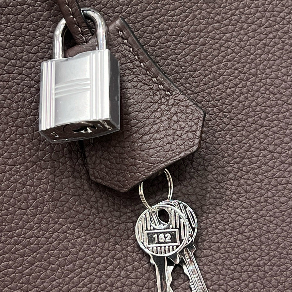 Hermès Ebene Birkin 30 cm Togo Leather Palladium Hardware Hermes